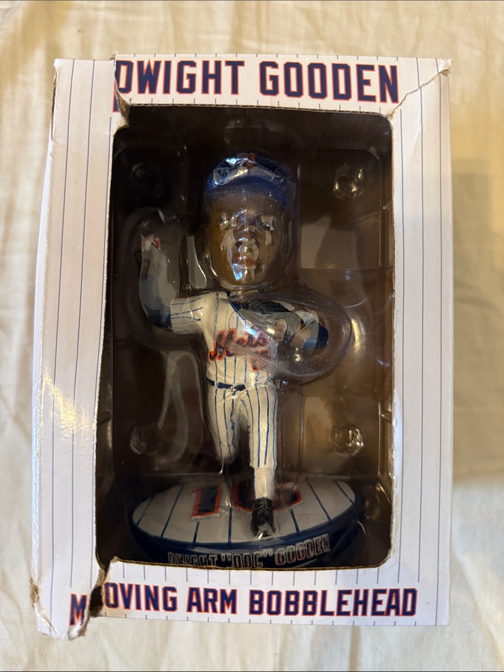 Dwight Gooden New York Mets Blue & White Moving Arm Bobblehead